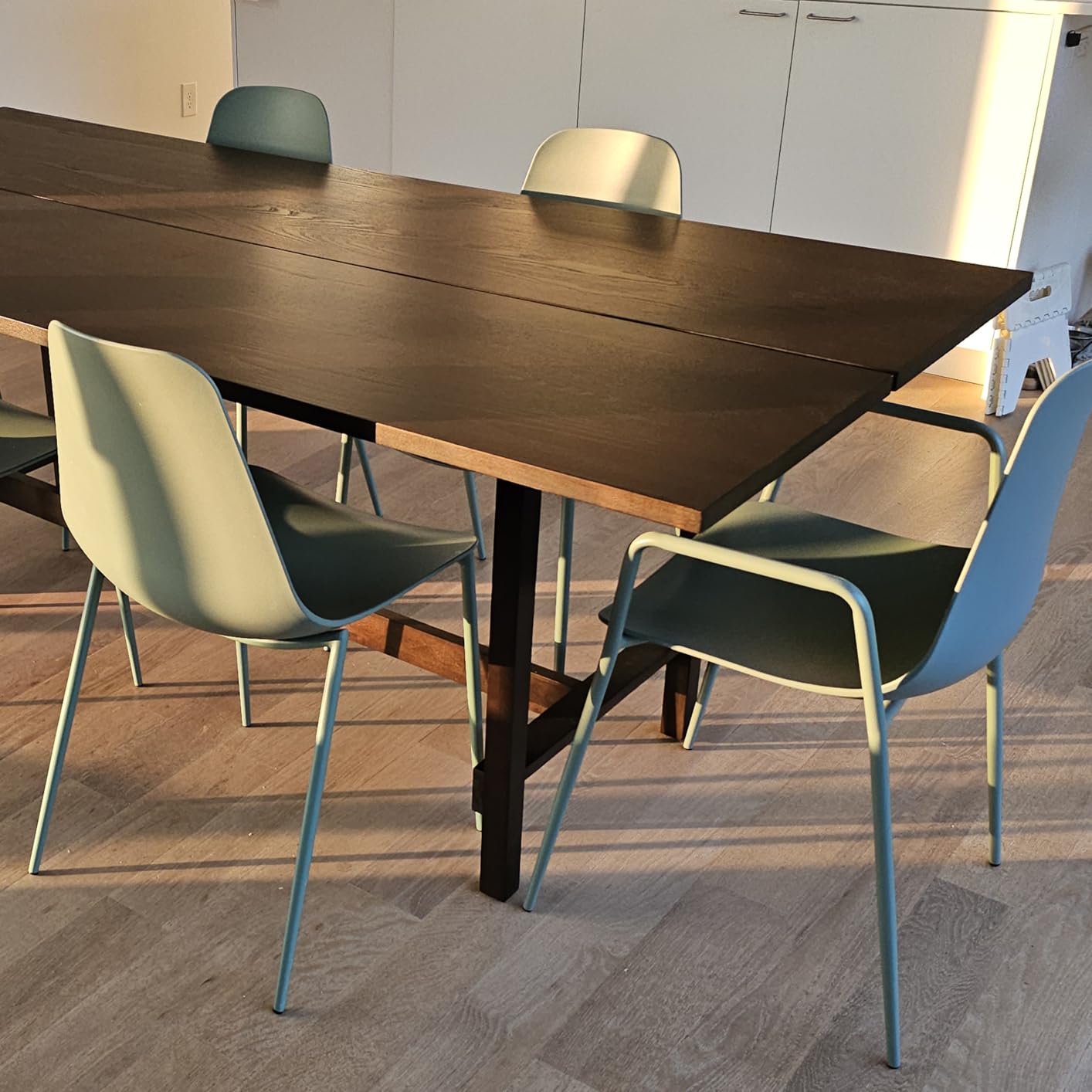 Harthwell Solid Wood Modern Farmhouse Dining Tables image 5